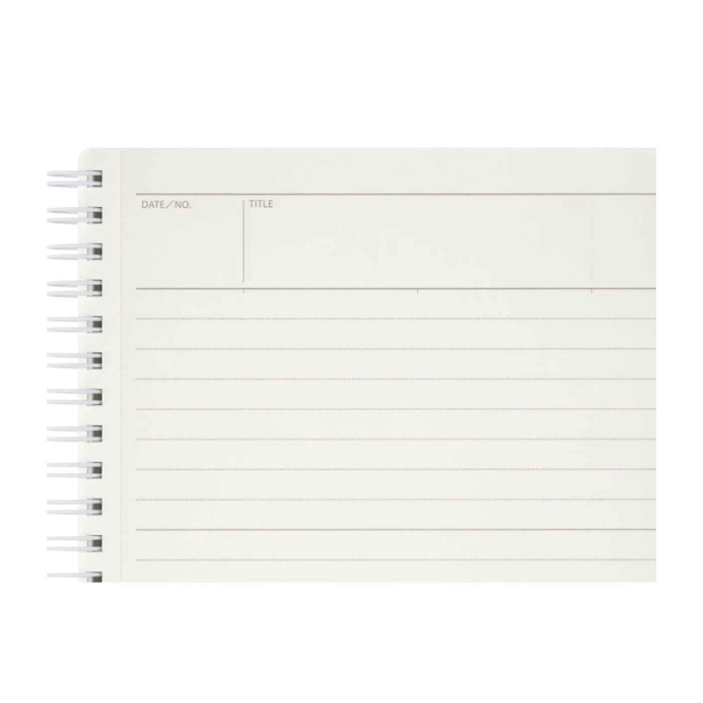 Maruman Mnemosyne N295-06 Spiral Cream Notebook - A5 - Ruled