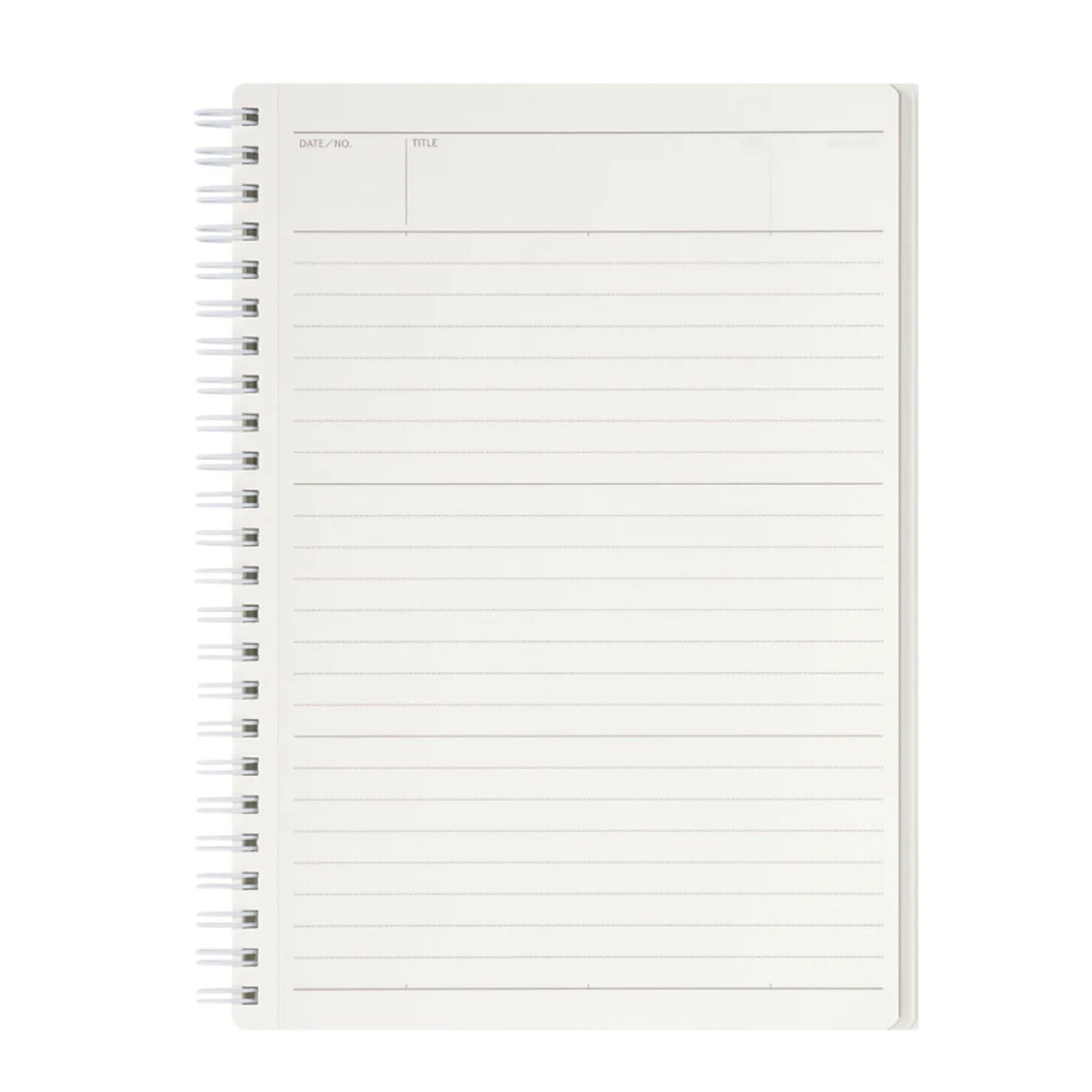 Maruman Mnemosyne N295-51 Spiral Grey Notebook - A5 - Ruled