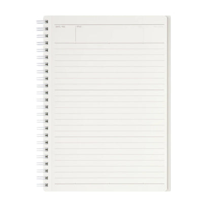 Maruman Mnemosyne N295-51 Spiral Grey Notebook - A5 - Ruled