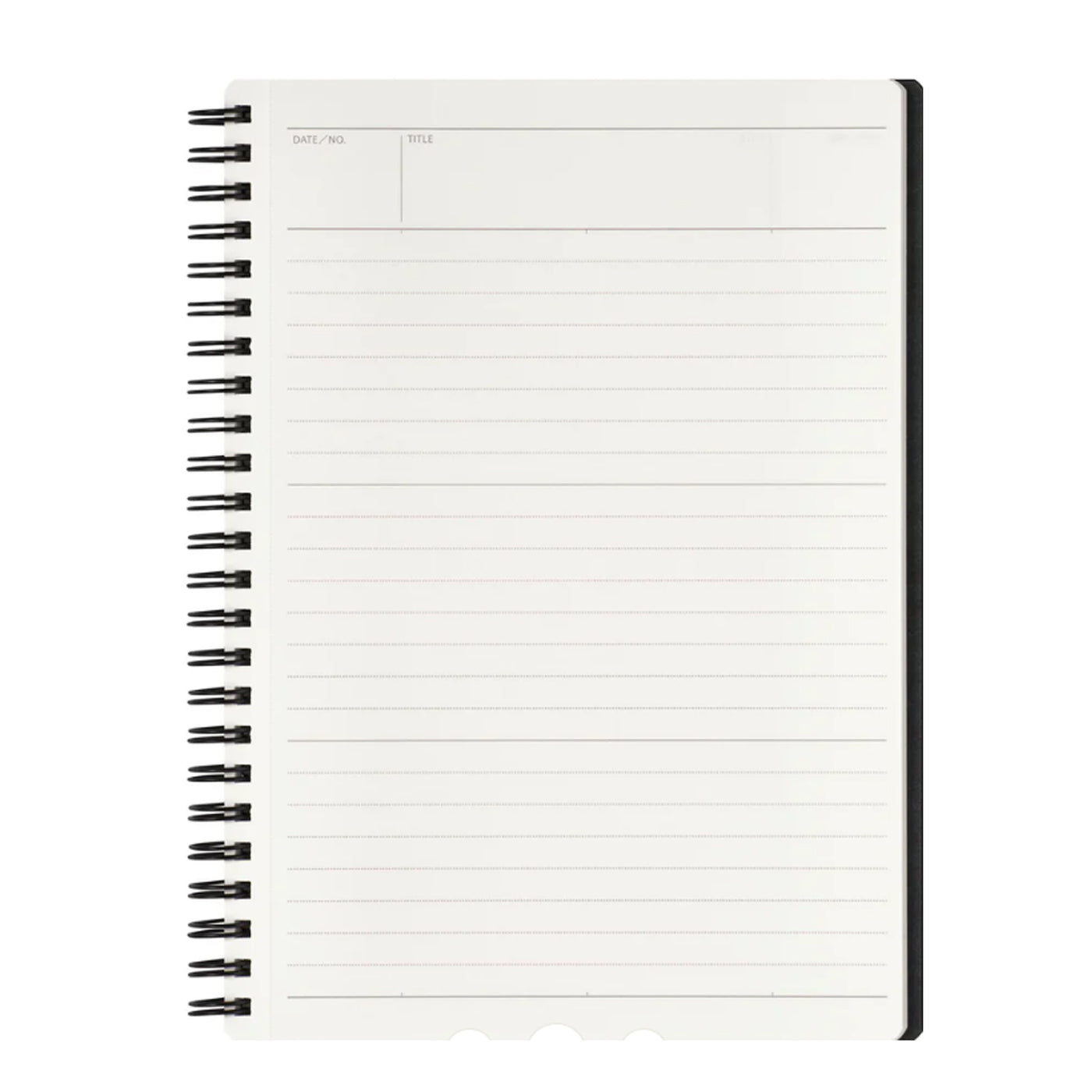 Maruman Mnemosyne N295-72 Spiral Navy Notebook - A5 - Ruled