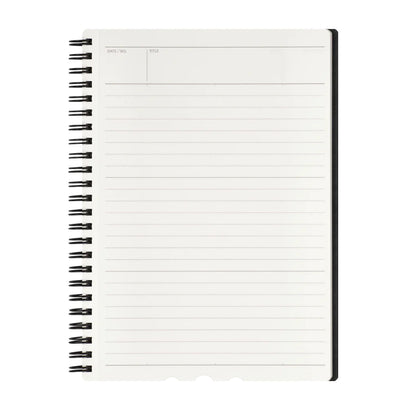 Maruman Mnemosyne N295-72 Spiral Navy Notebook - A5 - Ruled