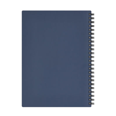 Maruman Mnemosyne N295-72 Spiral Navy Notebook - A5 - Ruled