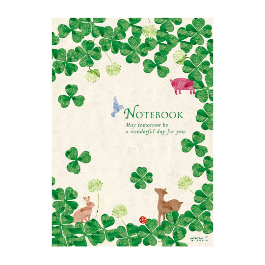 Midori Clover Notebook - A5, Ruled