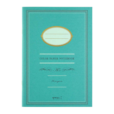 Midori Colour Paper Blue Notebook - A5 Ruled 1