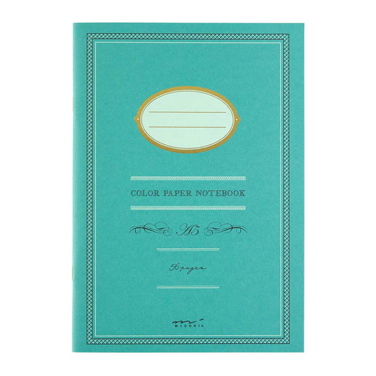 Midori Colour Paper Blue Notebook - A5, Ruled