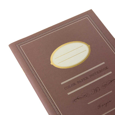 Midori Colour Paper Brown Notebook - A5 Ruled 2