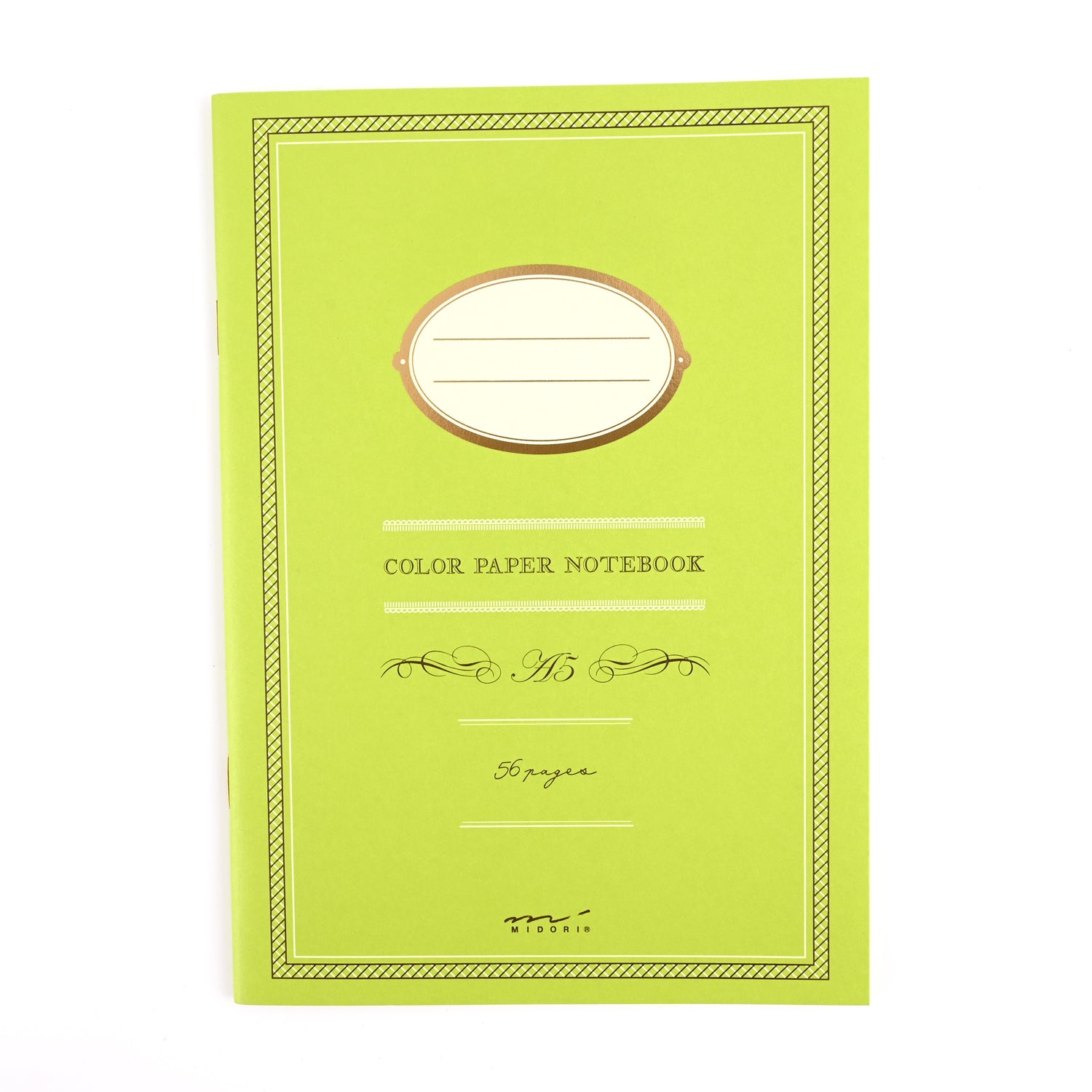 Midori Colour Paper Green Ruled Notebook - A5 | Shop Online | Midori ...