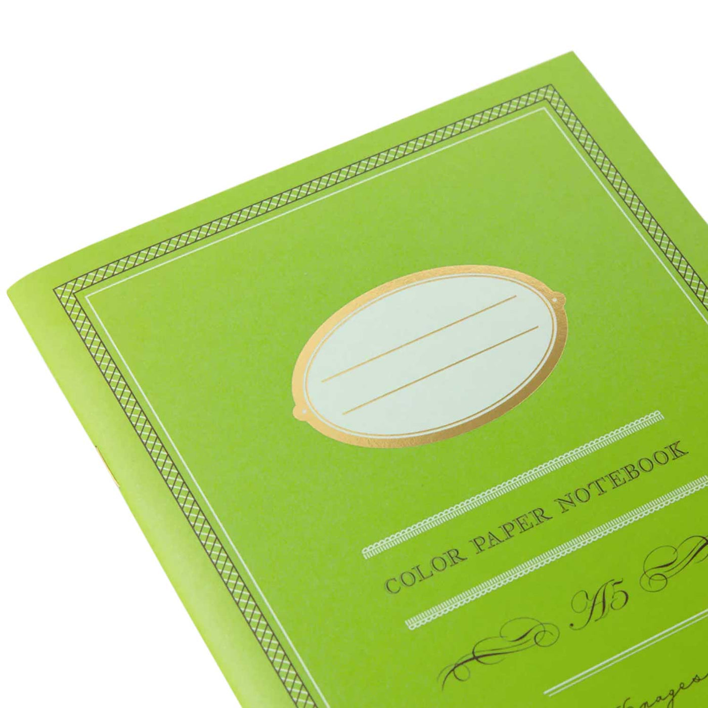 Midori Colour Paper Green Notebook - A5 Ruled 2