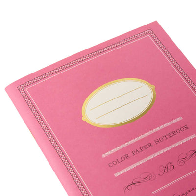 Midori Colour Paper Pink Notebook - A5 Ruled 2