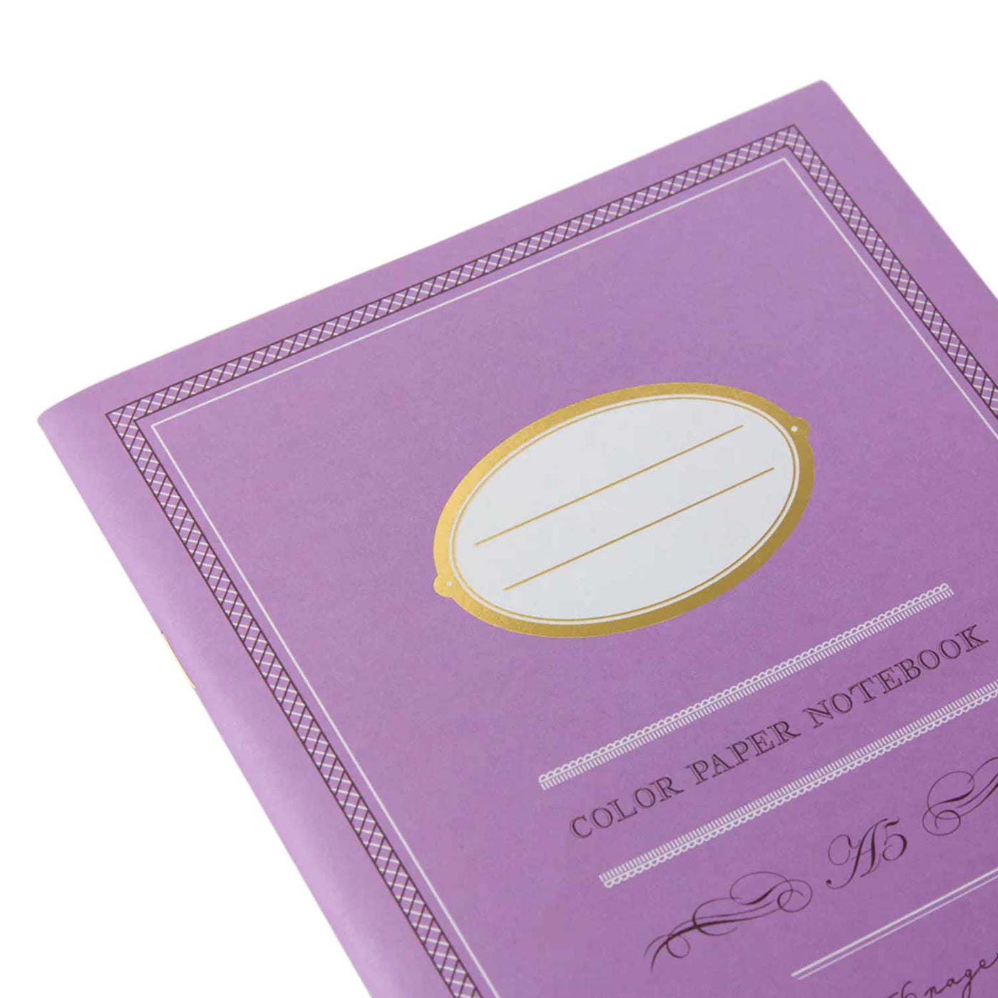 Midori Colour Paper Purple Notebook - A5 Ruled 2