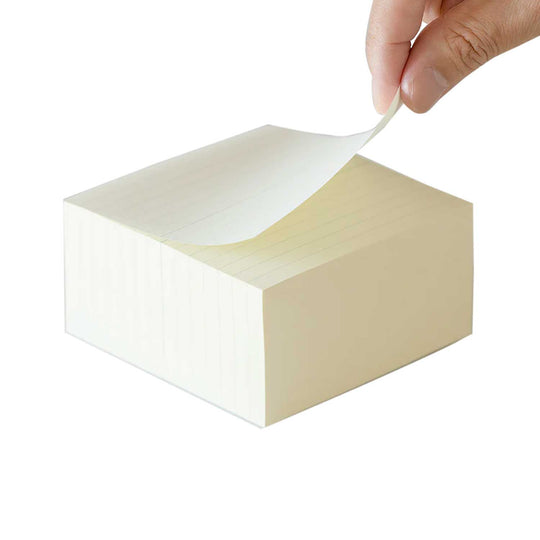 Midori MD Block Ivory Memo Pad  - Ruled