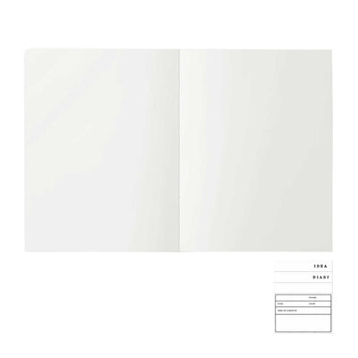Midori MD Cotton White Notebook - F3 Plain 1
