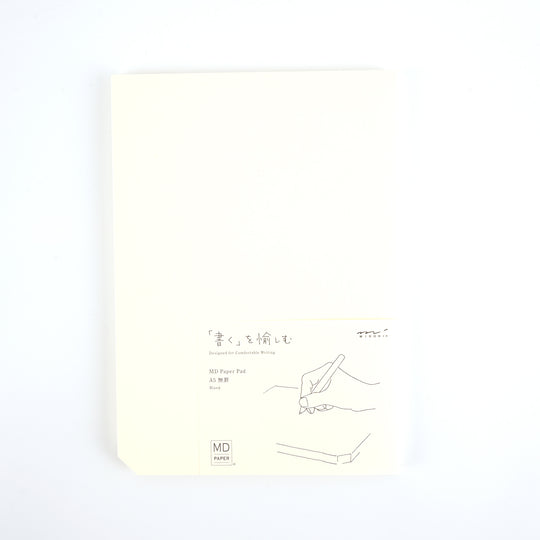 Midori MD Paper Ivory Notepad - A5, Plain