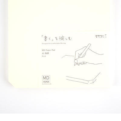 Midori MD Paper Ivory Notepad - A5, Plain 2