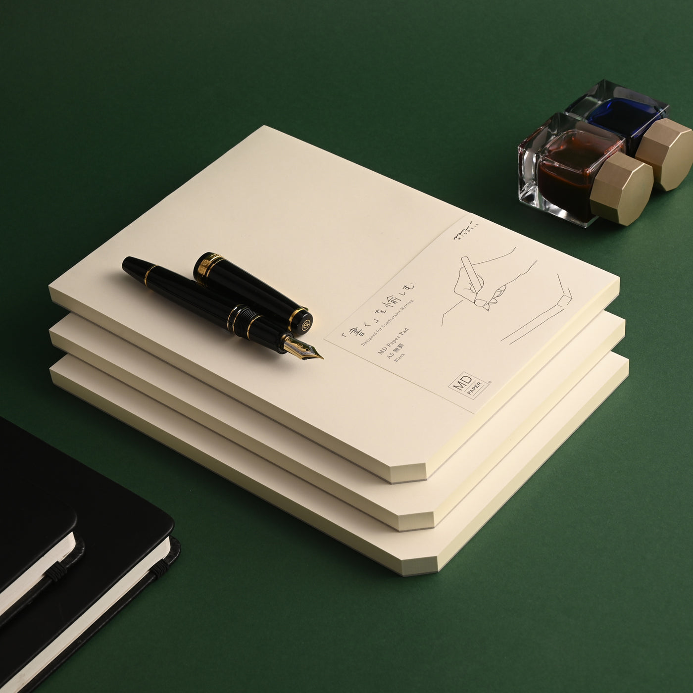 Midori MD Paper Ivory Notepad - A5, Plain 7