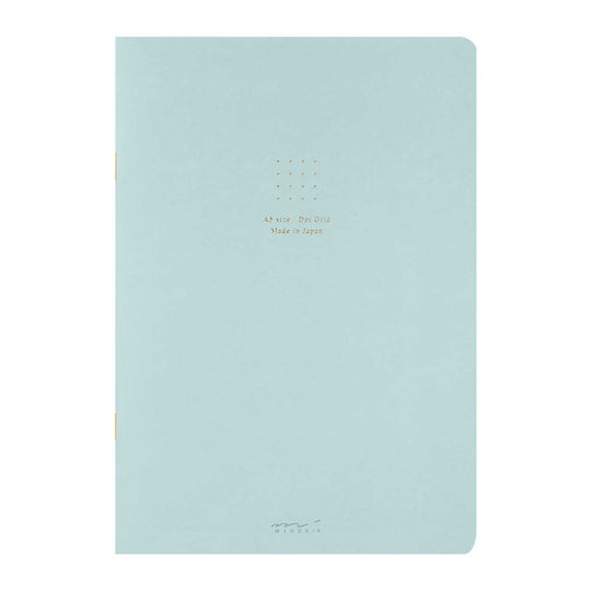 Midori Soft Colour Blue Notebook - A5, Dotted