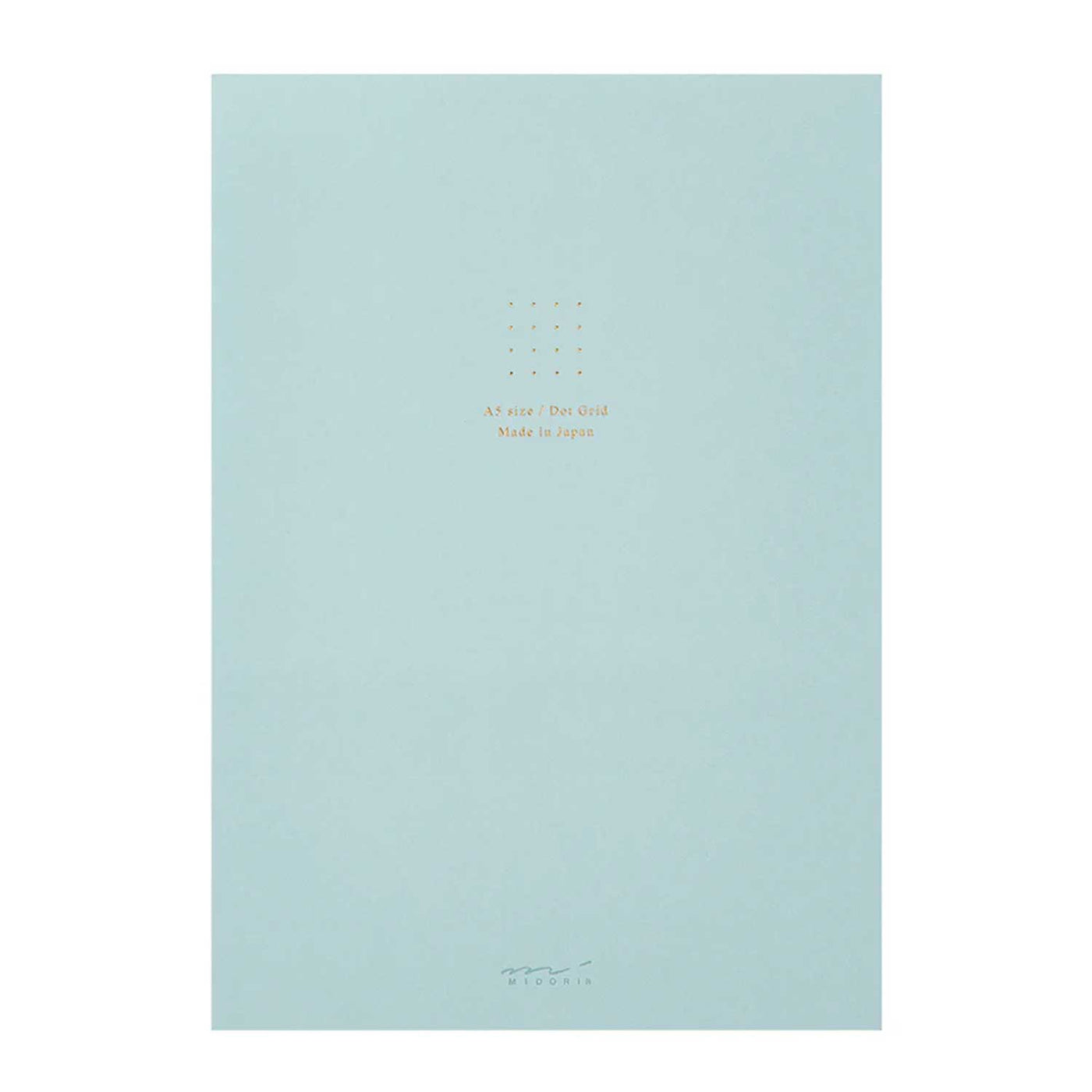 Midori Soft Colour Blue Notepad - A5, Dotted 1