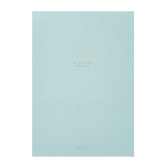 Midori Soft Colour Blue Notepad - A5, Dotted