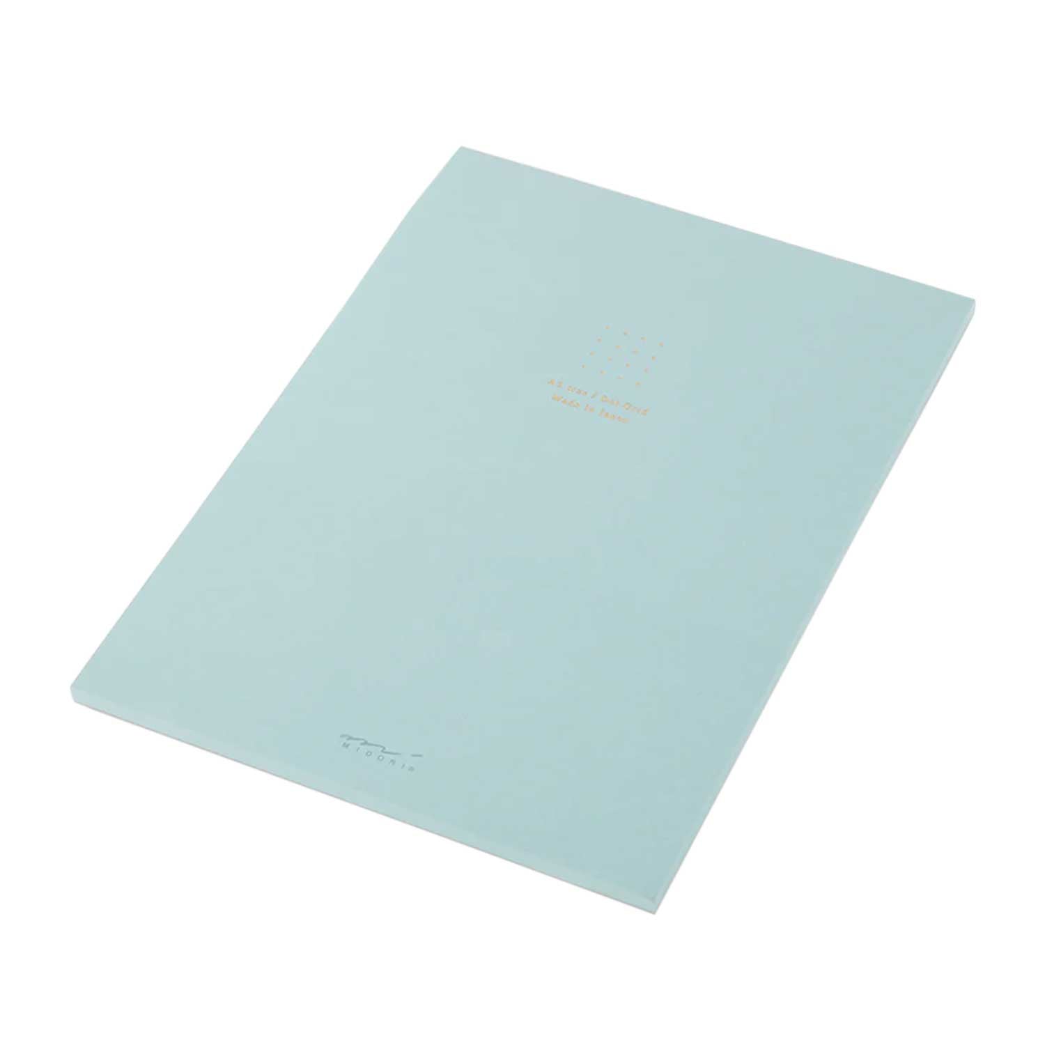 Color Blue Note Pad Midori Soft Colour Blue Dotted Notepad -A5|Buy Online at Makoba|Midori