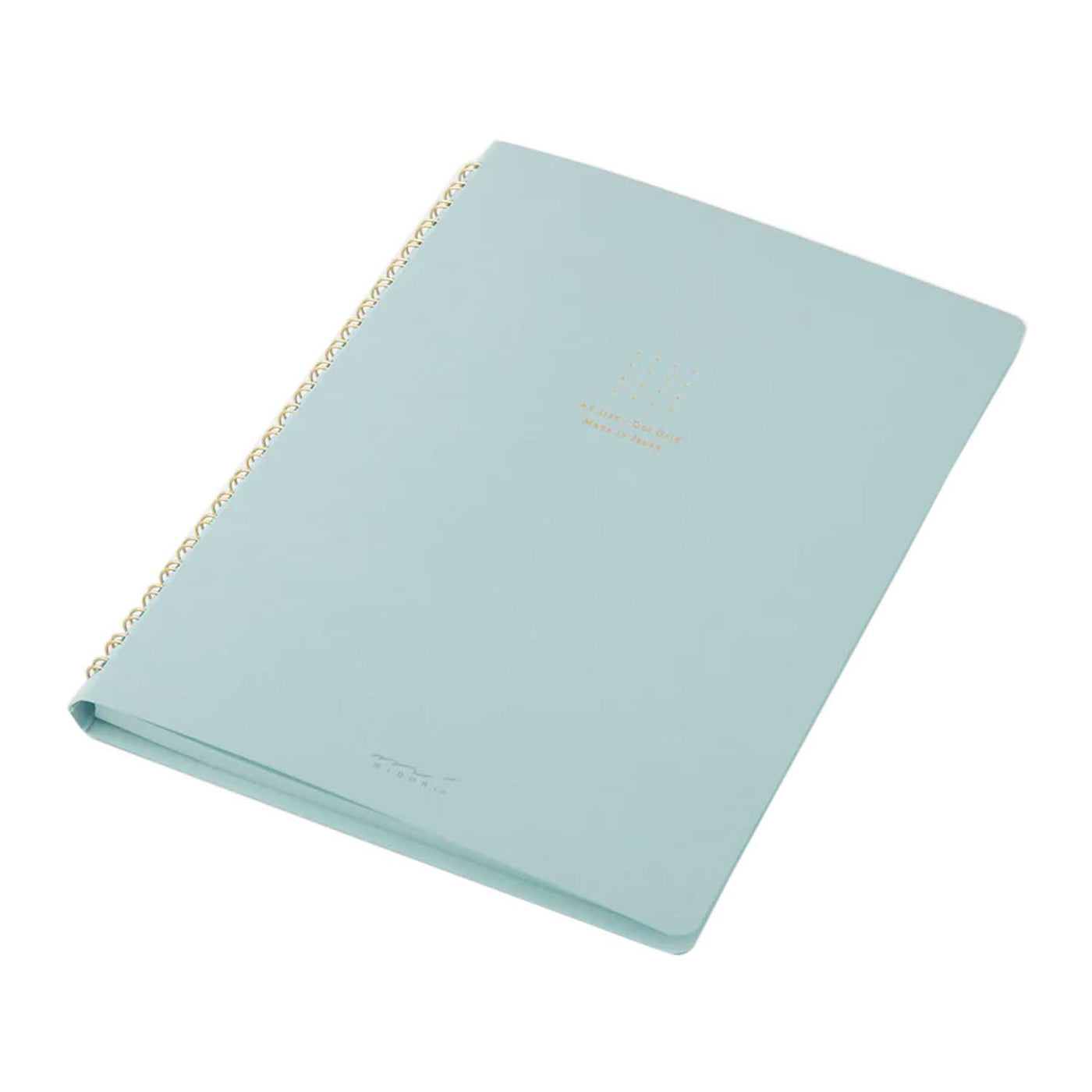 Midori Soft Colour Blue Spiral Notebook - A5 Dotted 2