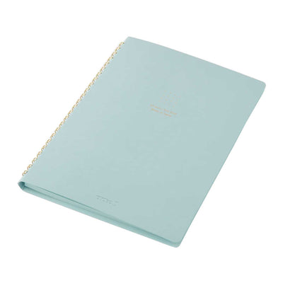 Midori Soft Colour Blue Spiral Notebook - A5 Dotted 2