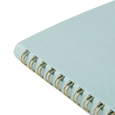 Midori Soft Colour Blue Spiral Notebook - A5 Dotted 5