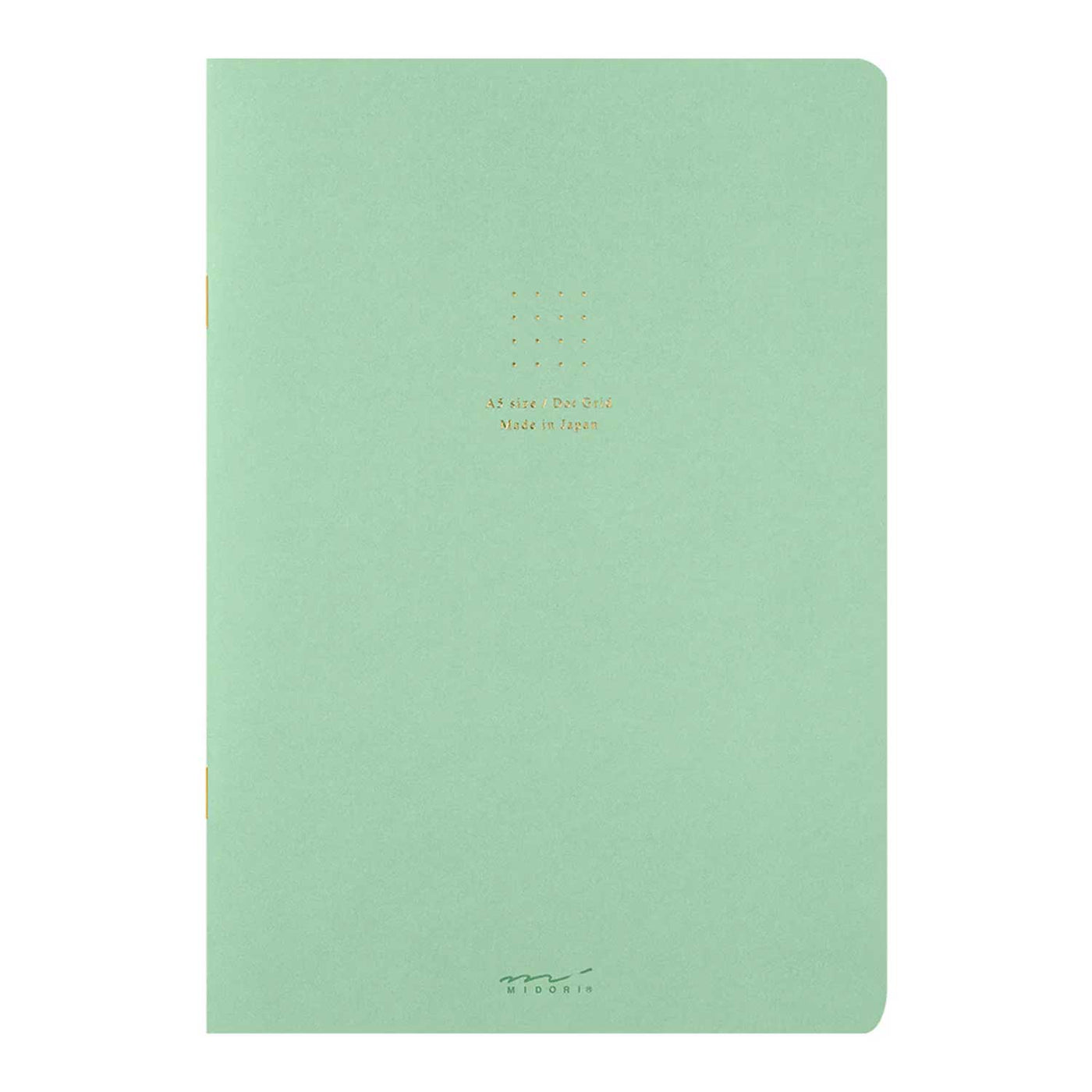 Midori Soft Colour Green Notebook - A5 Dotted 1