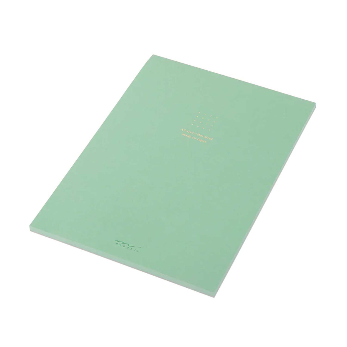 Midori Soft Colour Green Notepad - A5, Dotted 2