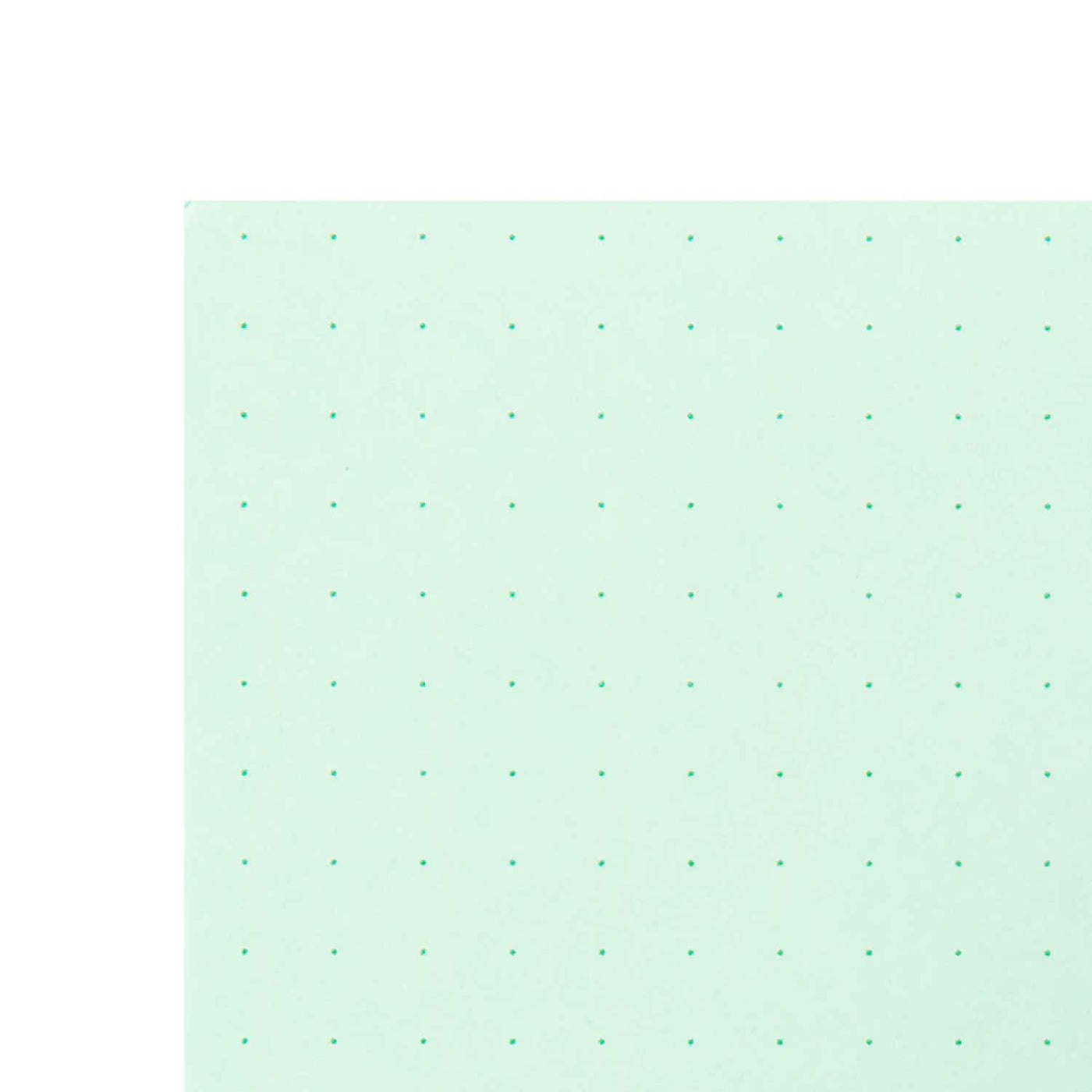 Midori Soft Colour Green Notepad - A5, Dotted 4
