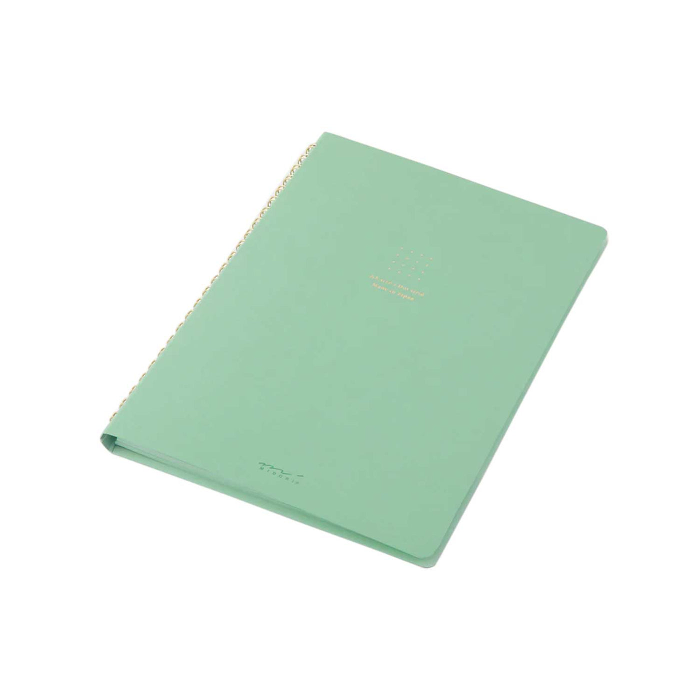Midori Soft Colour Green Spiral Notebook - A5 Dotted 2
