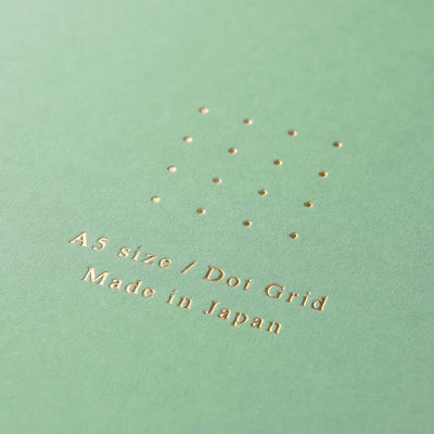 Midori Soft Colour Green Spiral Notebook - A5 Dotted 6