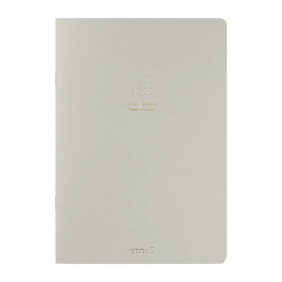 Midori Soft Colour Grey Notebook - A5 Dotted 1