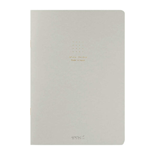 Midori Soft Colour Grey Notebook - A5, Dotted