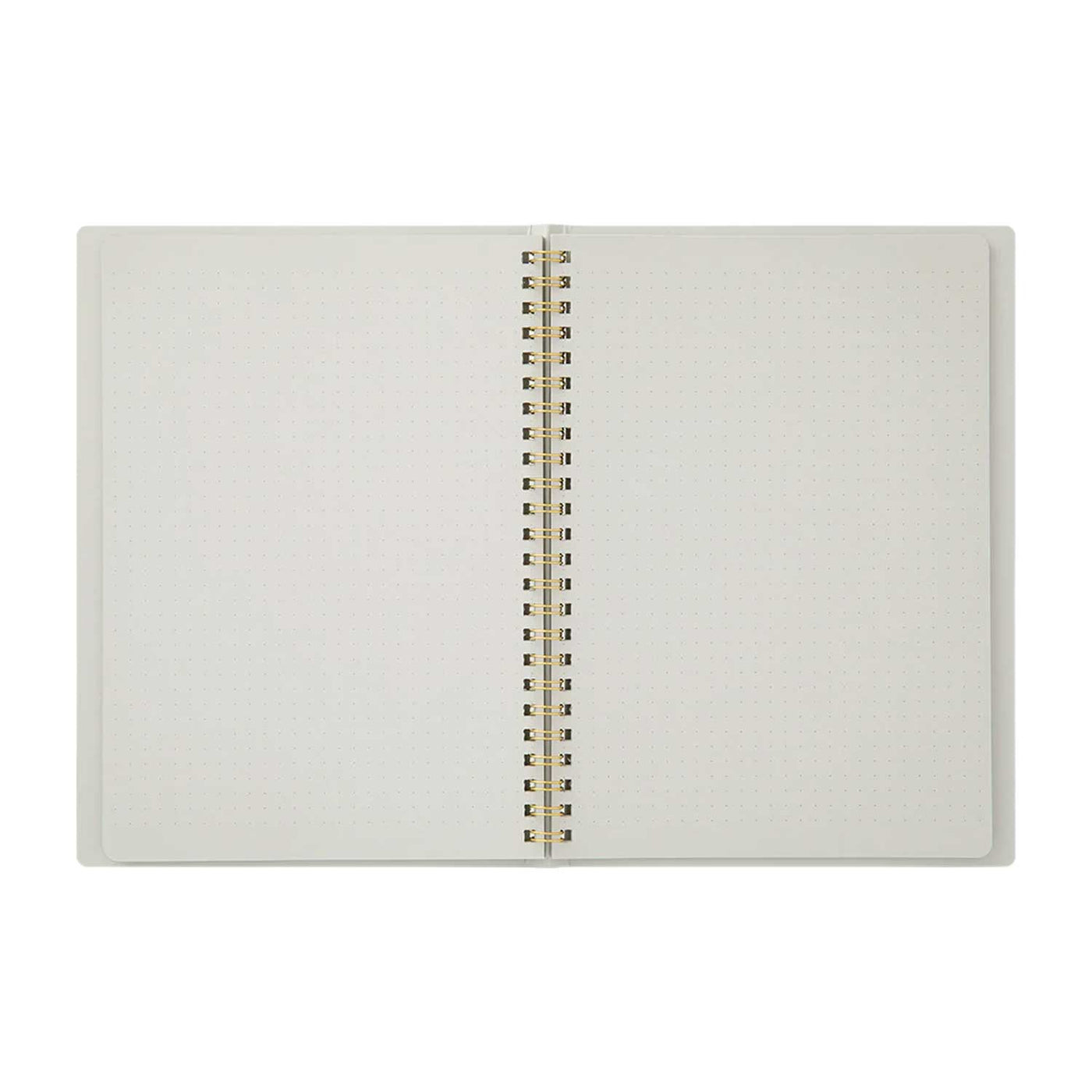 Midori Soft Colour Grey Spiral Notebook - A5 Dotted 4