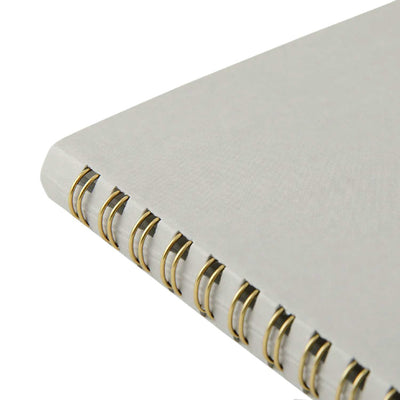 Midori Soft Colour Grey Spiral Notebook - A5 Dotted 6