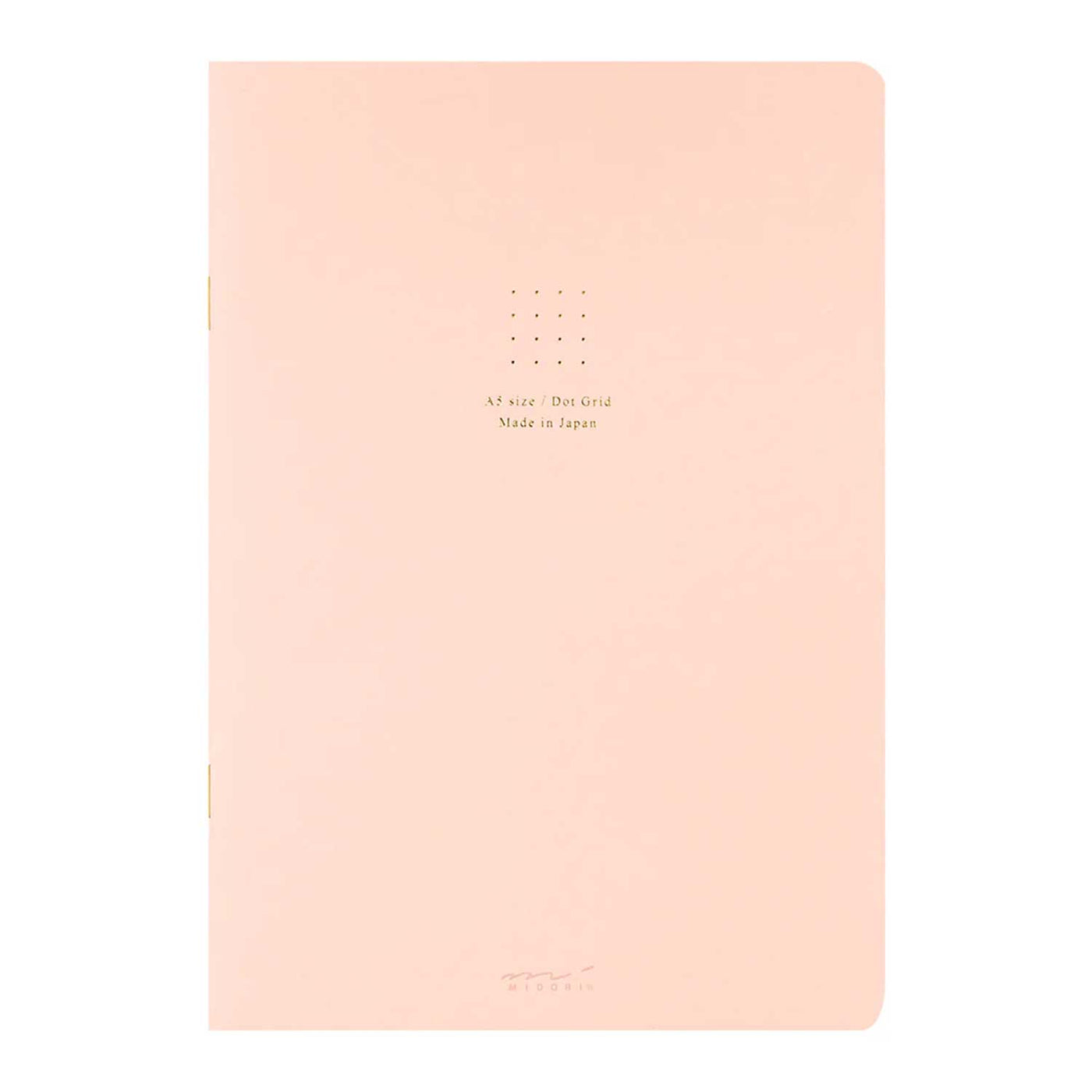 Midori Soft Colour Pink Notebook - A5 Dotted 1