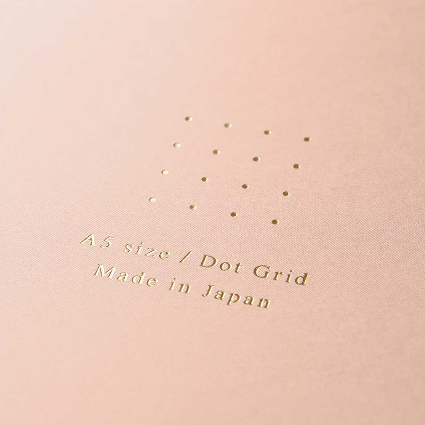 Midori Soft Colour Pink Notepad - A5, Dotted 5