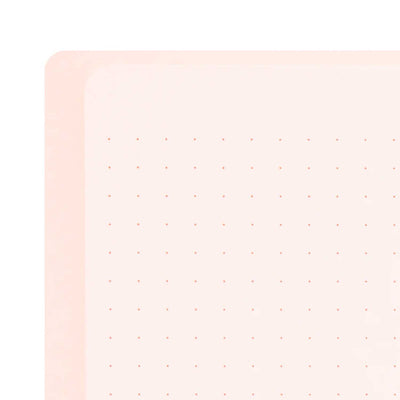 Midori Soft Colour Pink Spiral Notebook - A5 Dotted 4
