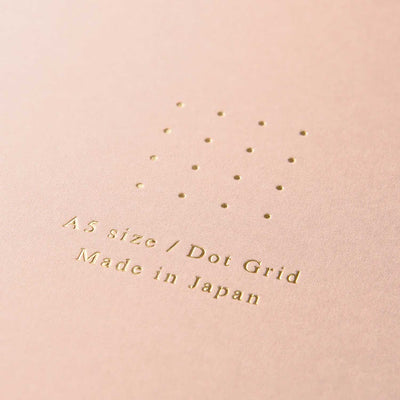 Midori Soft Colour Pink Spiral Notebook - A5 Dotted 6