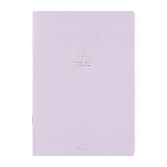 Midori Soft Colour Purple Notebook - A5, Dotted