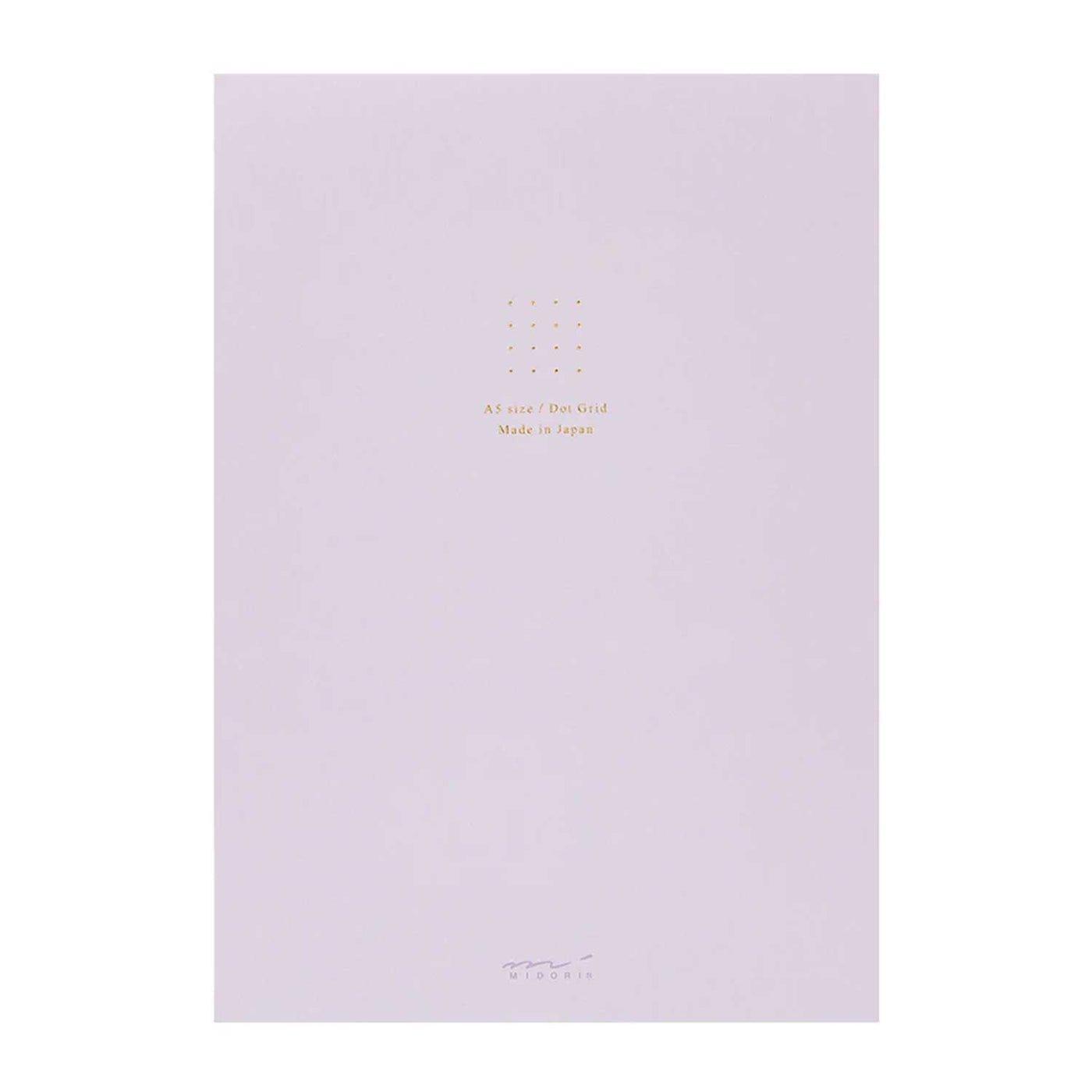 Midori Soft Colour Purple Notepad - A5, Dotted 1