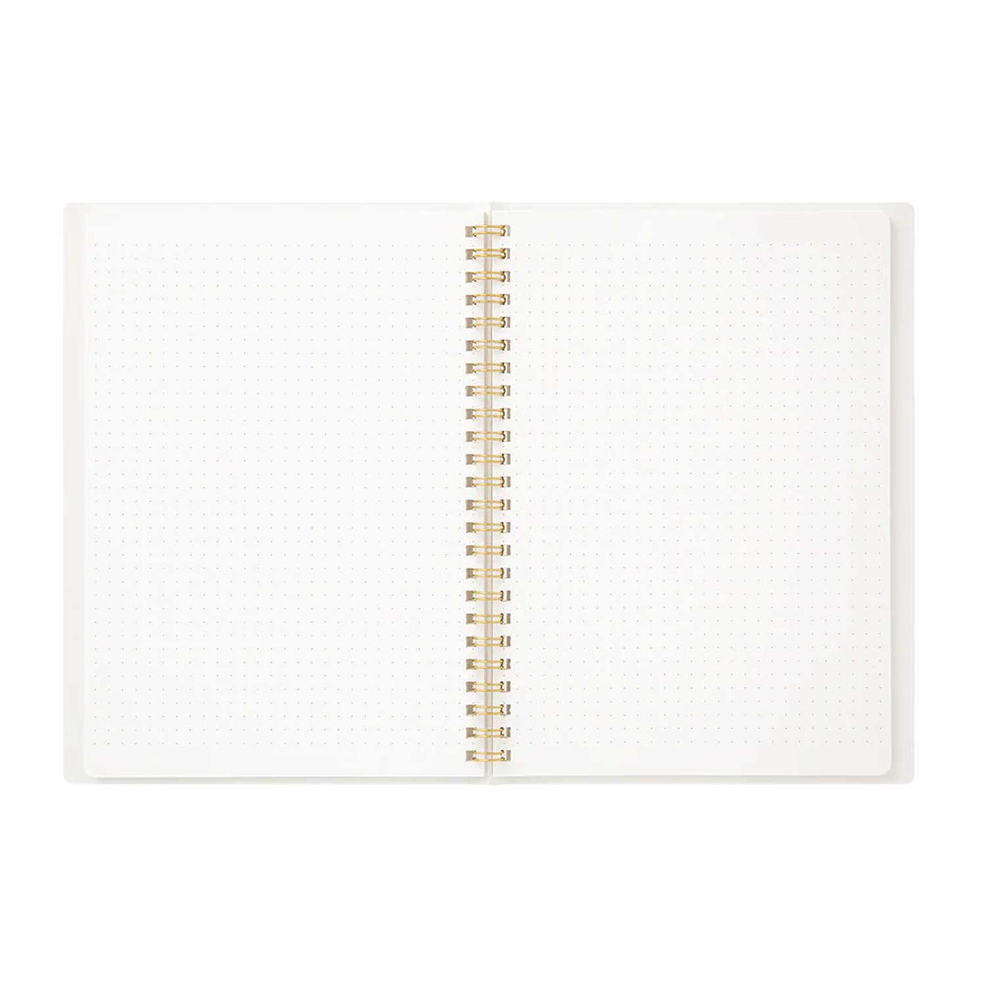 Midori Soft Colour White Spiral Notebook - A5 Dotted 3