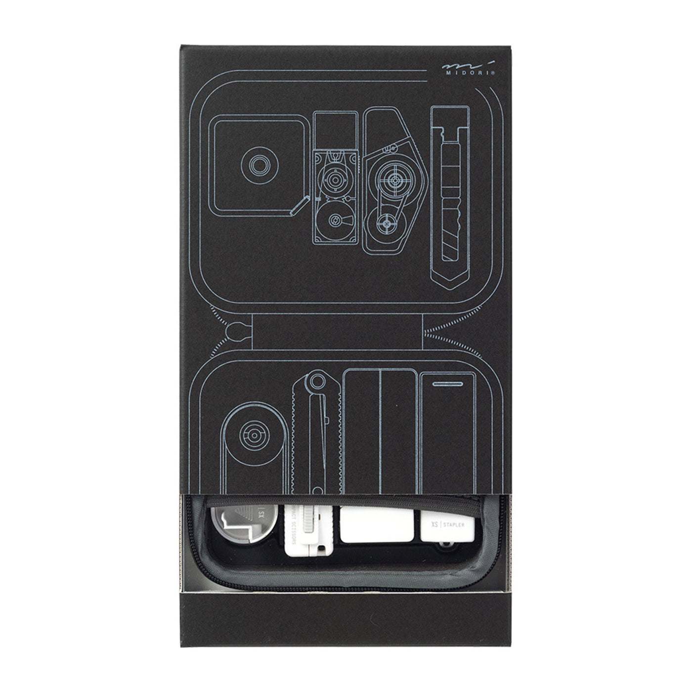 Midori XS Stationery Kit - Black & White (Limited Edition) 5