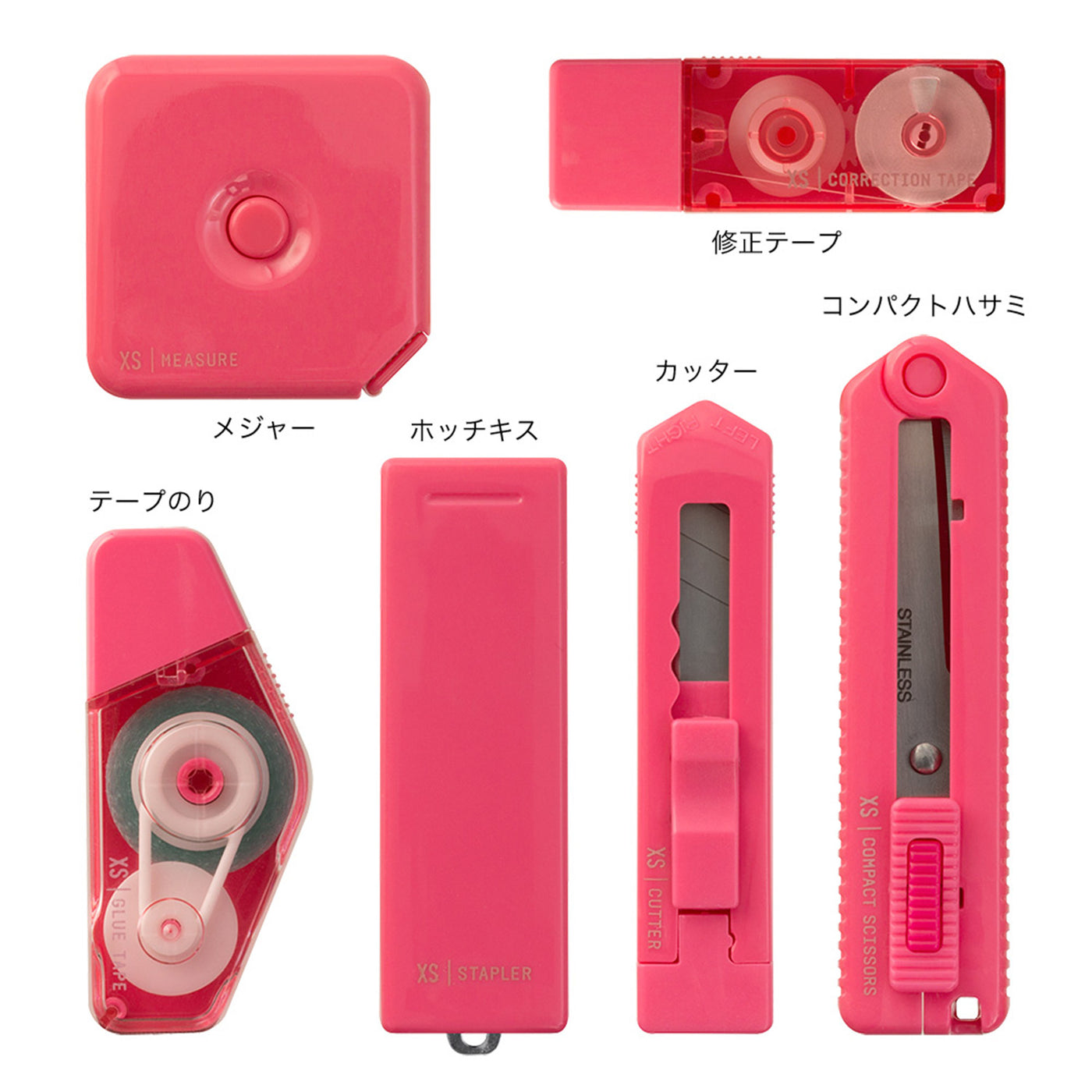 Midori XS Stationery Kit - Pink 4