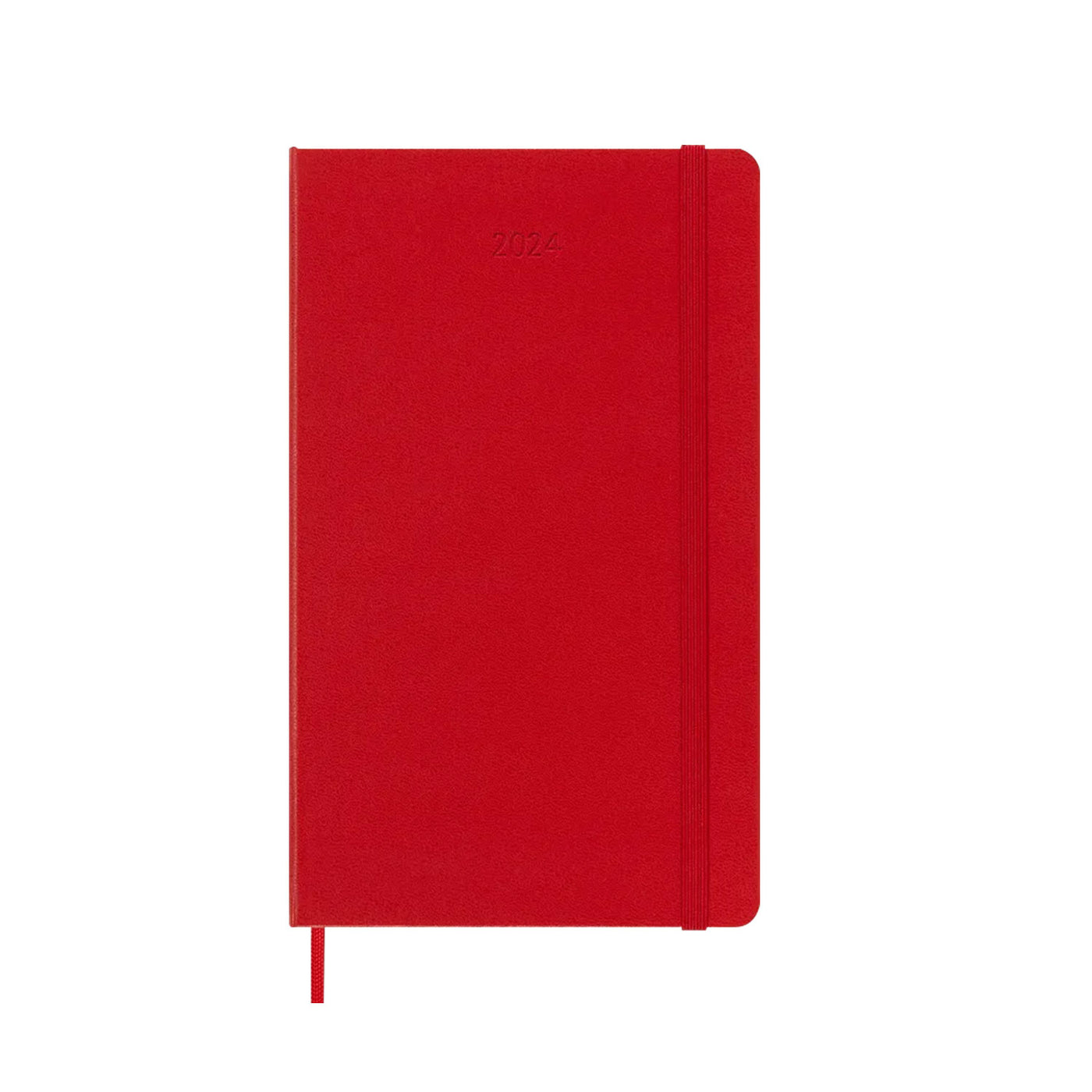 Moleskine 2024 Classic Large Hard Cover Daily Planner - Scarlet