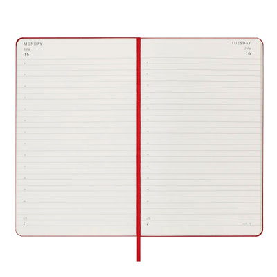 Moleskine 2024 Classic Large Hard Cover Daily Planner - Scarlet Red 4