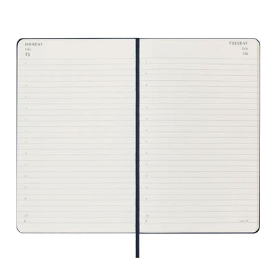 Moleskine 2024 Classic Large Hard Cover Daily Planner - Sapphire Blue 4