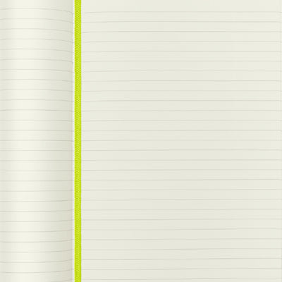 Moleskine Classic Hard Cover Lemon Green Notebook - A5, Ruled