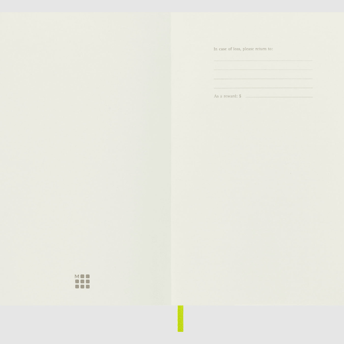 Moleskine Classic Hard Cover Lemon Green Notebook - A5, Ruled