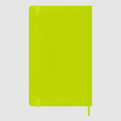 Moleskine Classic Hard Cover Lemon Green Notebook - A5, Ruled